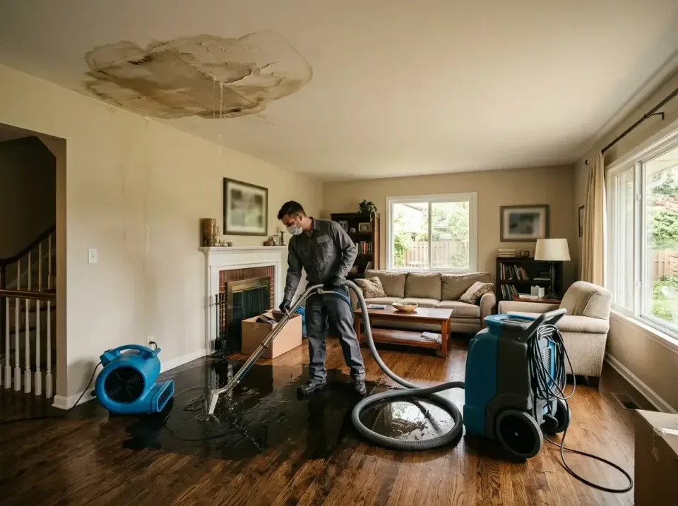attic-pipe-burst-ceiling-drip-008 — frequently asked questions, Water Damage Restoration & Carpet Care in Washington, MO